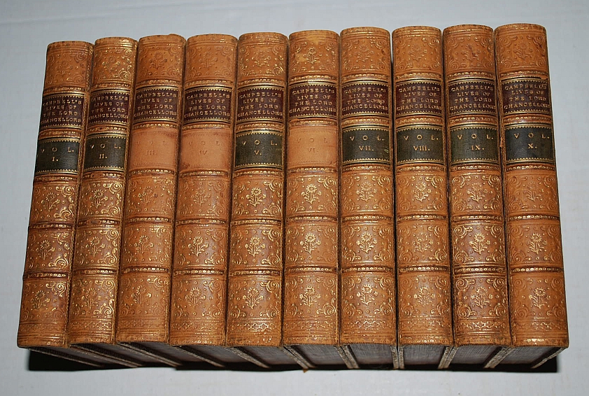 Image for Lives of the Lord Chancellors and Keepers of the Great Seal of England, From the Earliest Times Till the Reign of King George IV (10 Volumes)