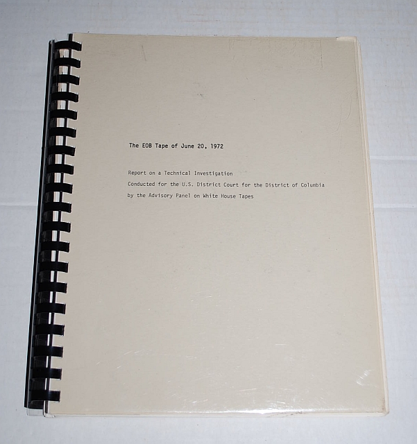 Image for The EOB Tape of June 20, 1972: / Report on a technical investigation