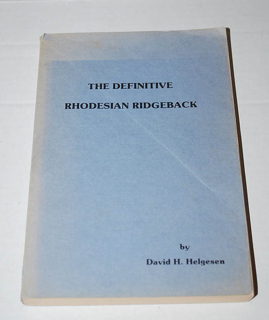 Image for The Definitive Rhodesian Ridgeback