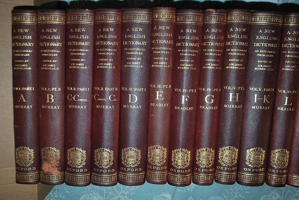 A New English Dictionary on Historical Principles Founded Mainly on the Materials Collected by the Philological Society 20 Volumes Complete [ Now Known as The Oxford English Dictionary ]