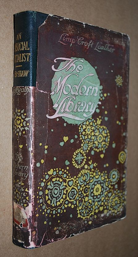 An Unsocial Socialist (First Modern Library Printing), With Willy Pogany Art Nouveau Jacket Image for An Unsocial Socialist (First Modern Library Printing), With Willy Pogany Art Nouveau Jacket