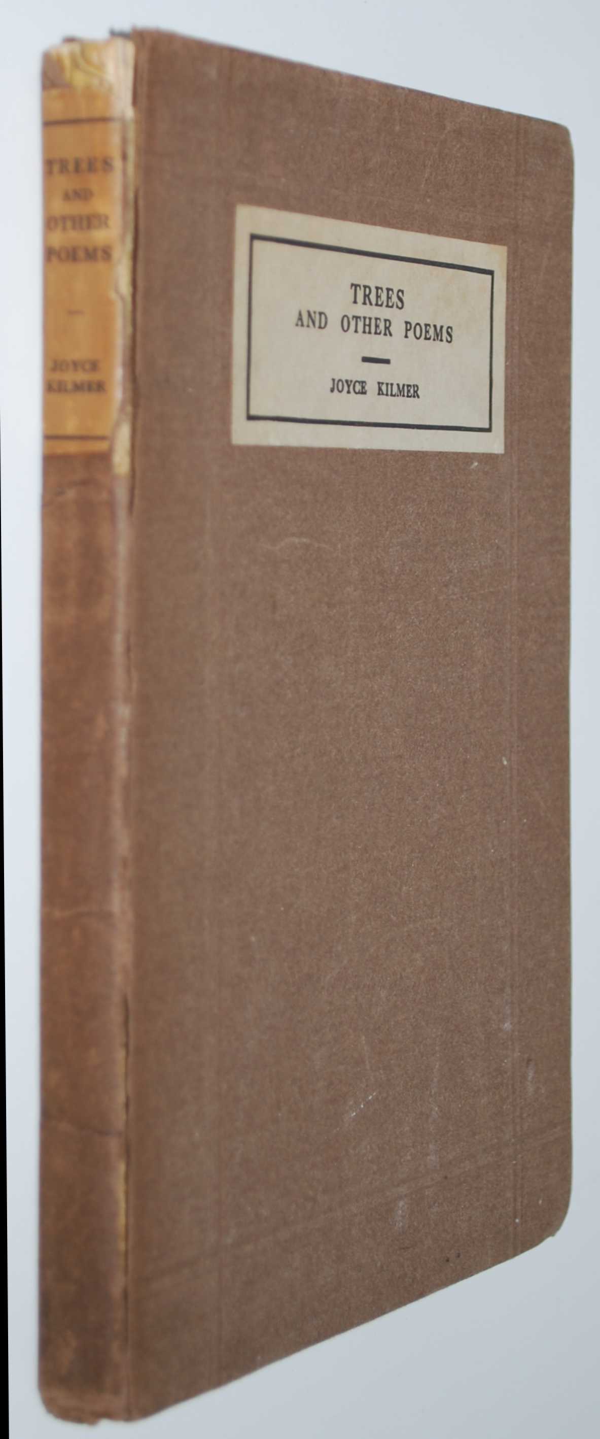 Image for Trees and Other Poems 1914 With Kilmer's Inscription Poem