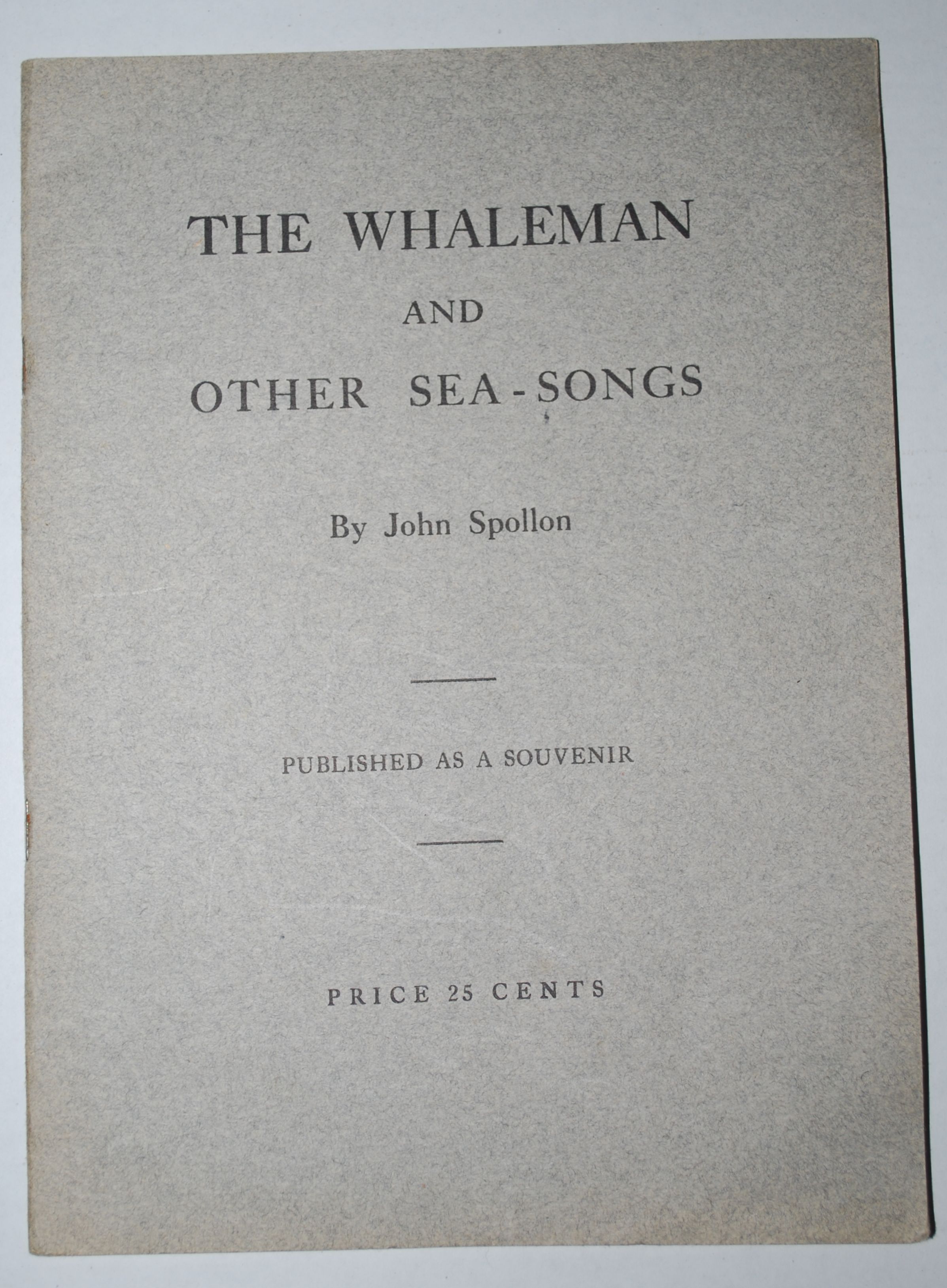 The Whaleman and Other Sea-Songs Image for The Whaleman and Other Sea-Songs