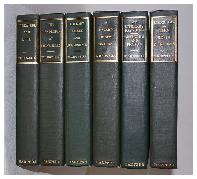 Image for The Writings of William Dean Howells, Library Edition Illustrated, 6 Volume Set